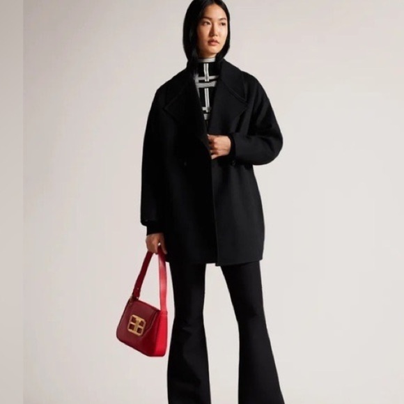 NWT Ted Baker Caysa Wool-blend Cocoon Coat - Picture 5 of 15